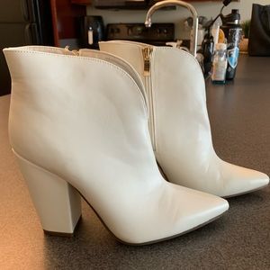 White booties